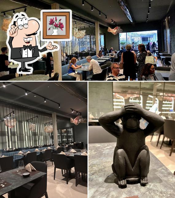 Gli interni di Kong Fusion Restaurant