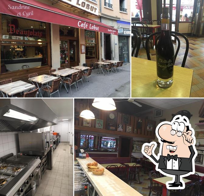 Gli interni di Café resto Lobut
