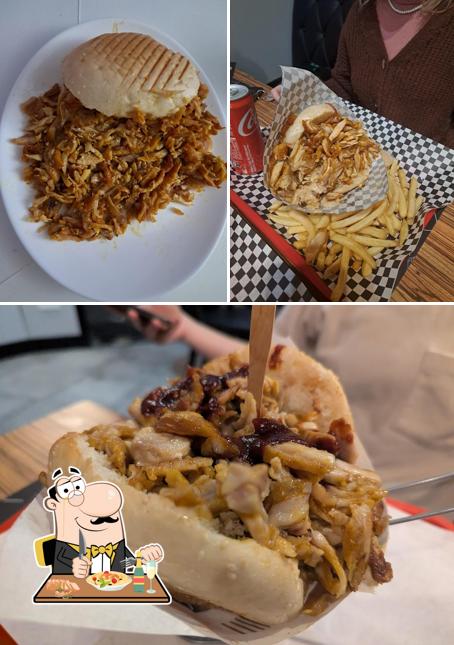 Sandwich de porc effiloché à Kebab Emirdag Taner