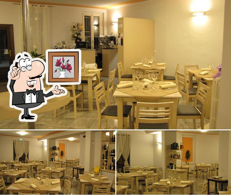 Tra le diverse cose da La stazione del Pesce Parma si possono trovare la interni e tavolo da pranzo