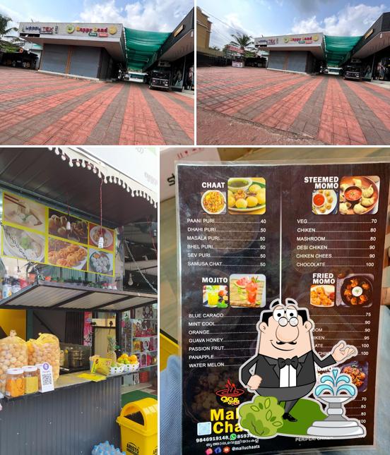 Take a look at the photo depicting exterior and food at Mallu Chaats
