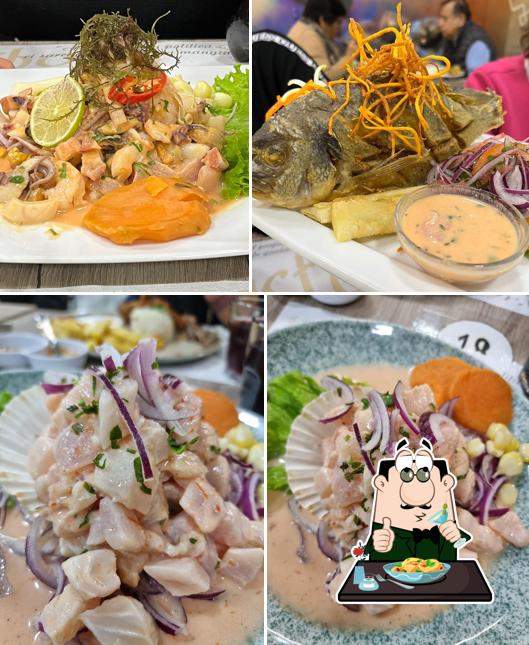 Ceviche al Restaurante Andy Peruanito