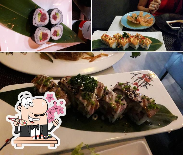 Prenditi le diverse opzioni di sushi