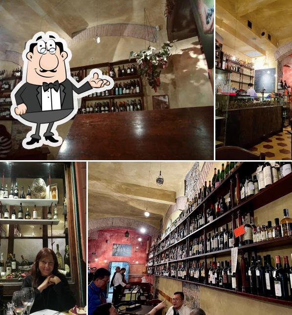 Gli interni di Vineria Macchiavello (Ristorante enoteca)