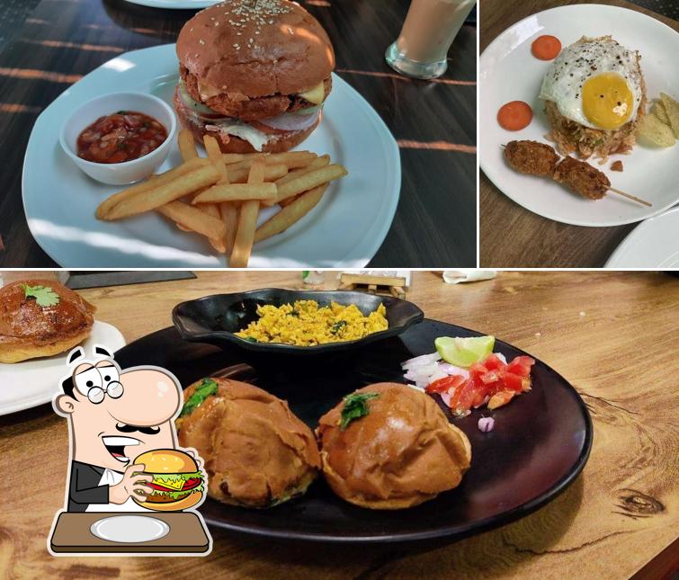 Taste one of the burgers served at Backyard Bistro Hakimpara