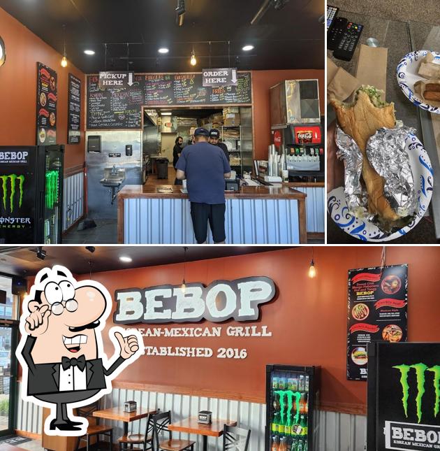 Take a seat at one of the tables at Bebop Korean-Mexican Grill