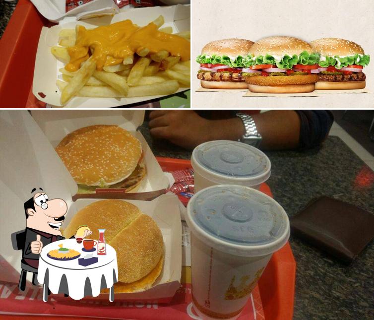 Taste one of the burgers served at Burger King