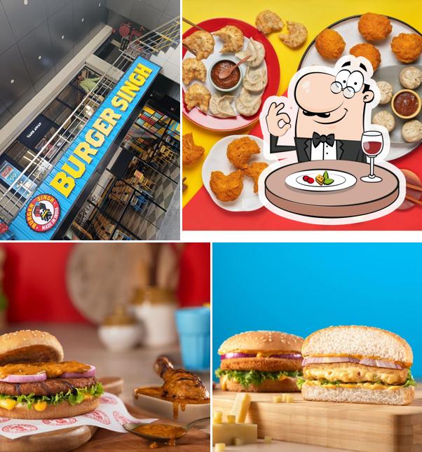 Food at Burger Singh