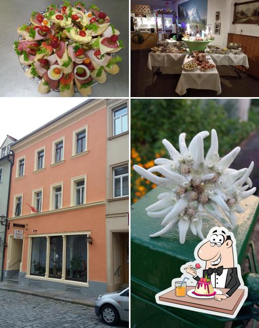 Edelweiss sert une sélection de plats sucrés
