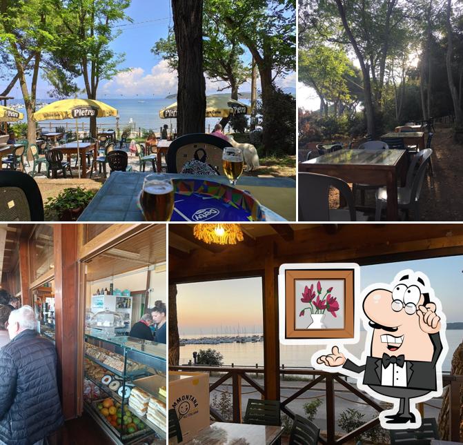 Gli interni di La Baracchina di Baratti