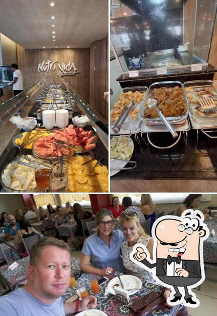 O interior do Nutri Vida Restaurante