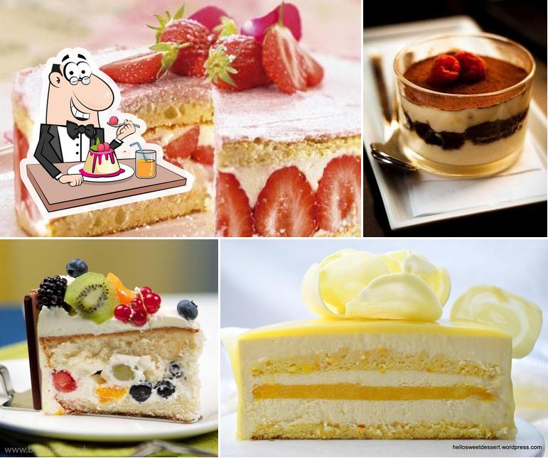 Cafe Caramel provides a number of sweet dishes