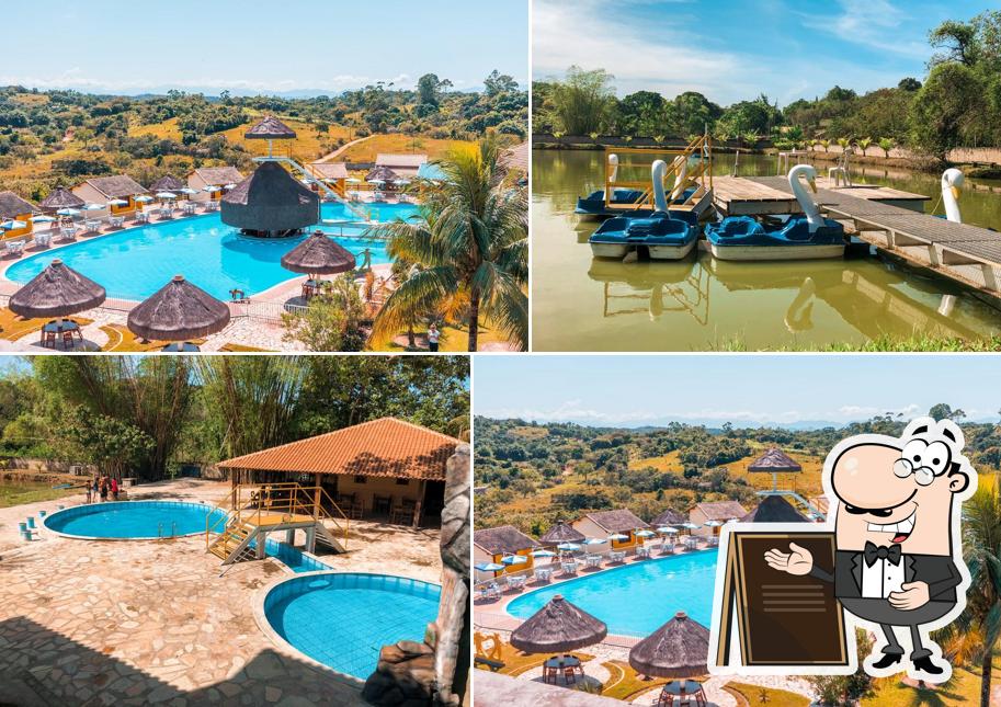 O exterior do Guapi Parque das Águas Clube