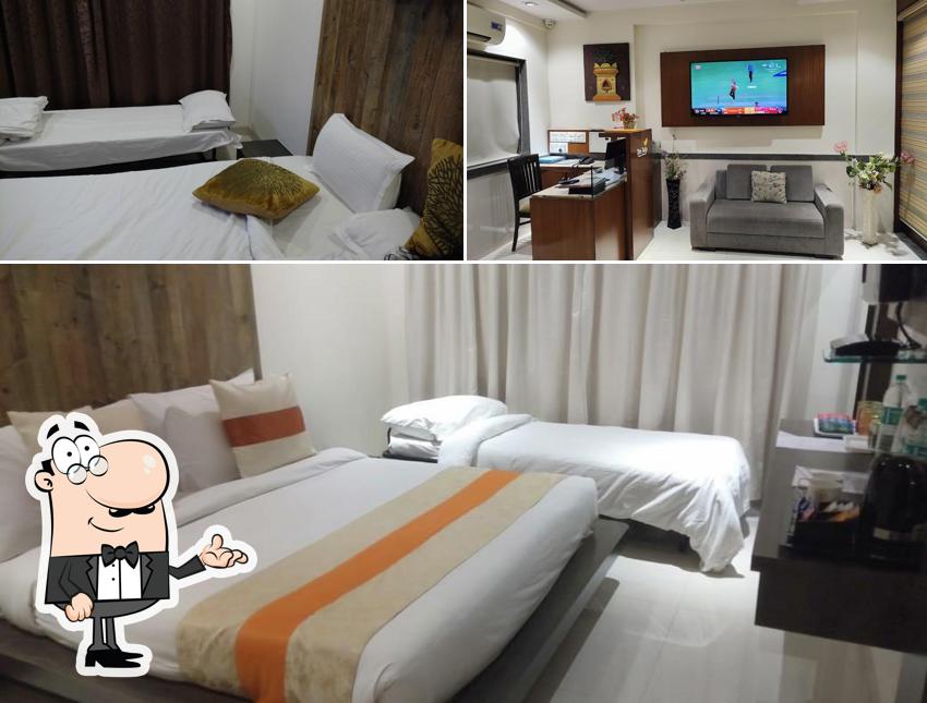 Take a seat at one of the tables at Marigold Regency