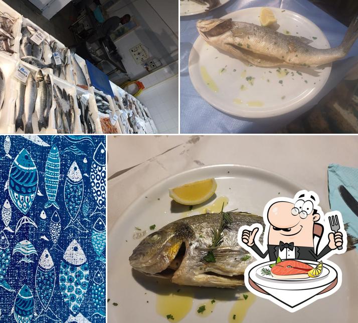 Pescheria Biagio De Luca Trattoria serve un'ampia gamma di piatti di pesce