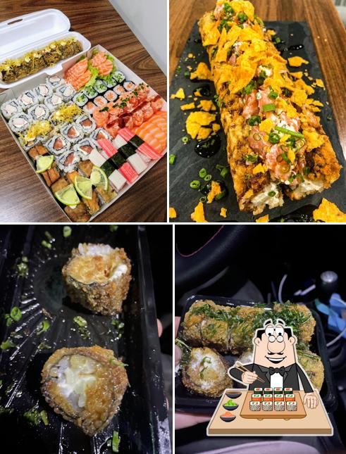 Presenteie-se com sushi no Shytárô Sushi