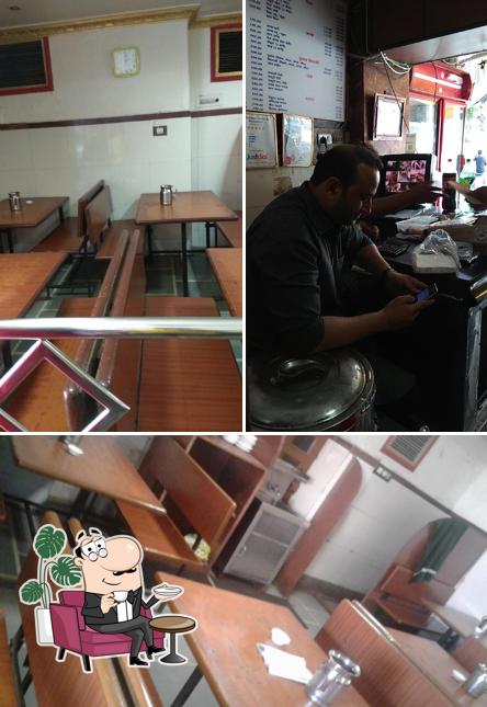 The interior of Al Kareem Non Veg Restaurant kota