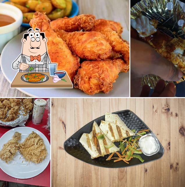 Chicken wings at Icy N Spicy