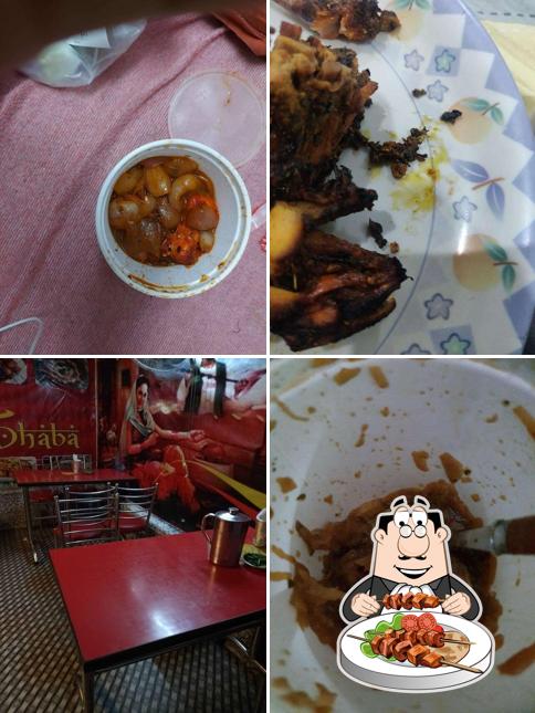 Food at Punjabi Dhaba