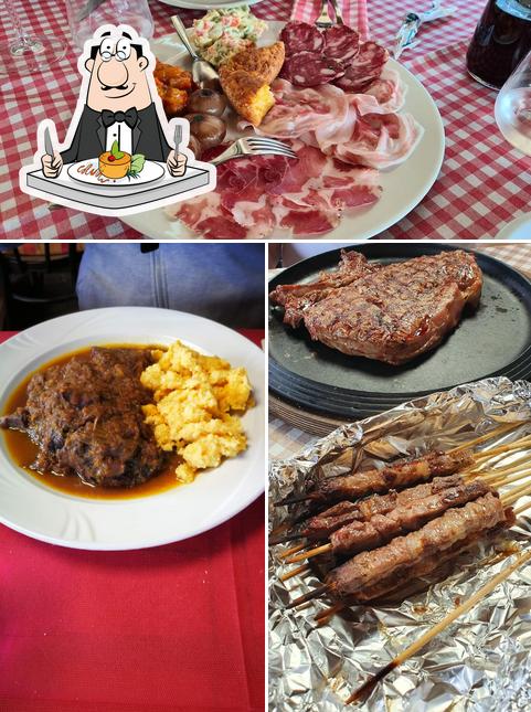 Cibo al Ristorante Fuoco di Brace