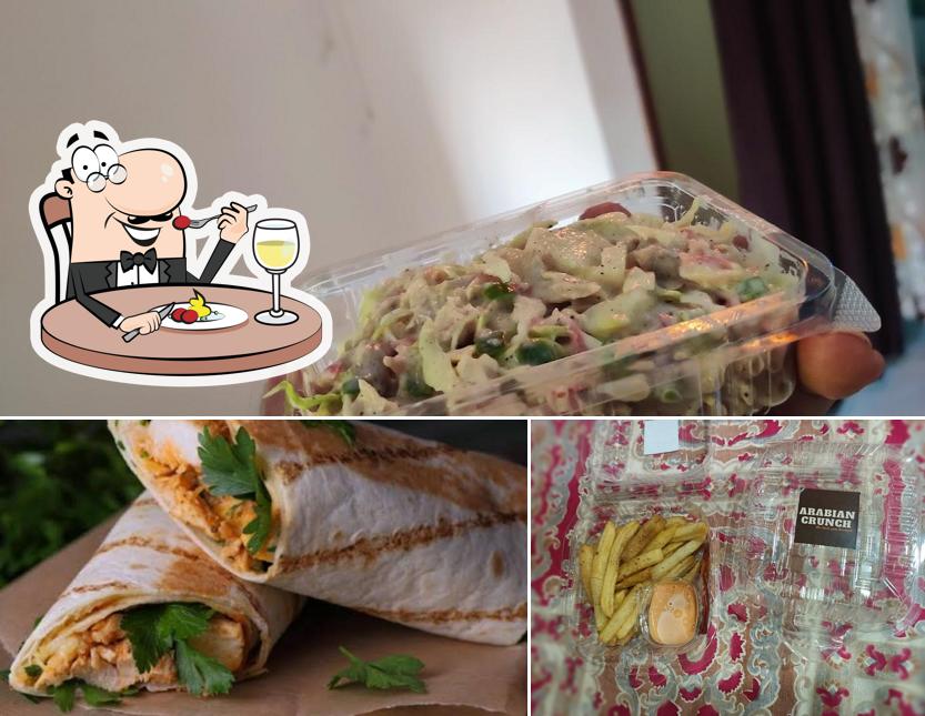 Food at Arabian Crunch
