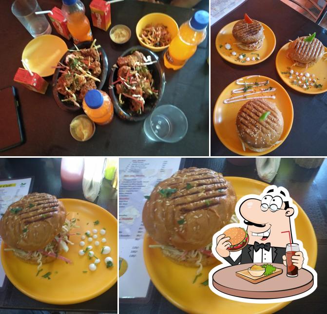 Basil and cheese cafe