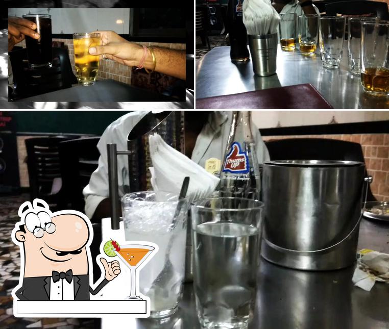 Get a drink from the menu