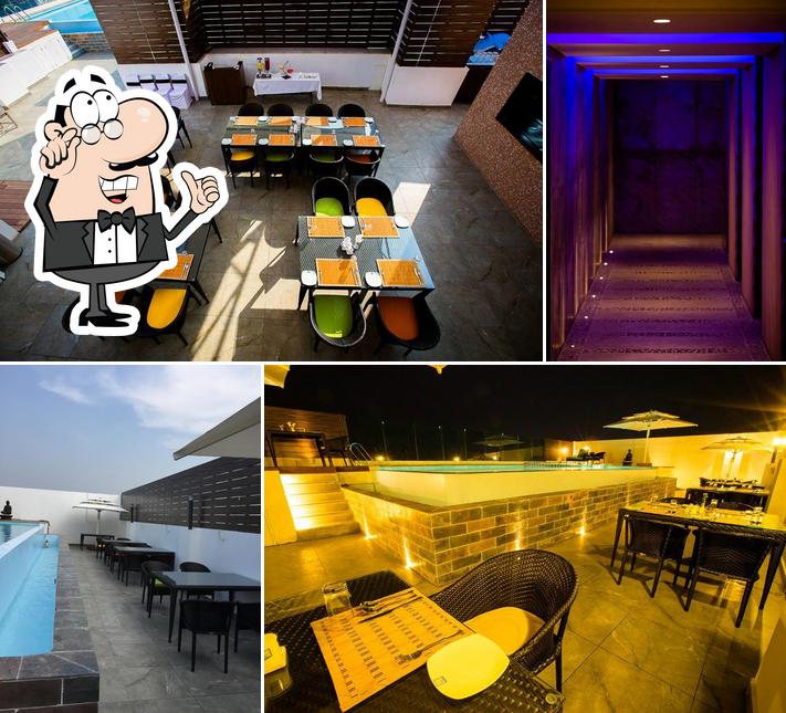 The interior of Lijo Sky Pool Restaurant