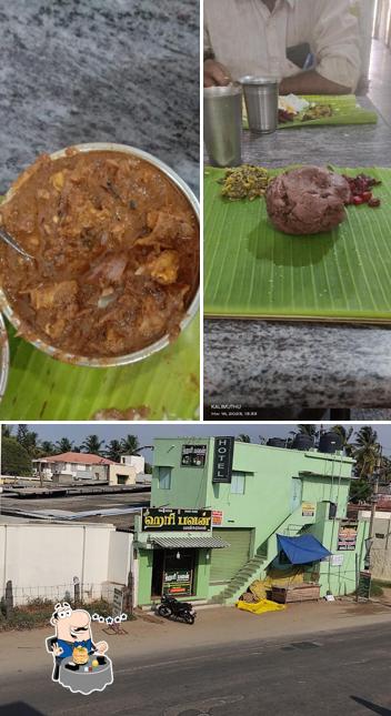 Sri Hari Bhavan Hotel is distinguished by food and exterior