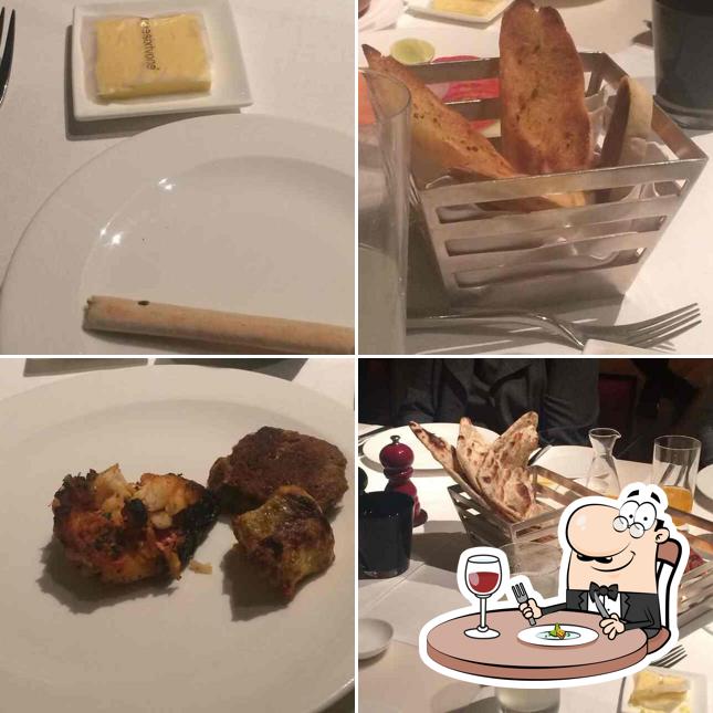Food at The Piano Bar & Cigar Lounge