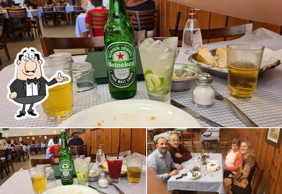 O interior do Rosa's Churrascaria