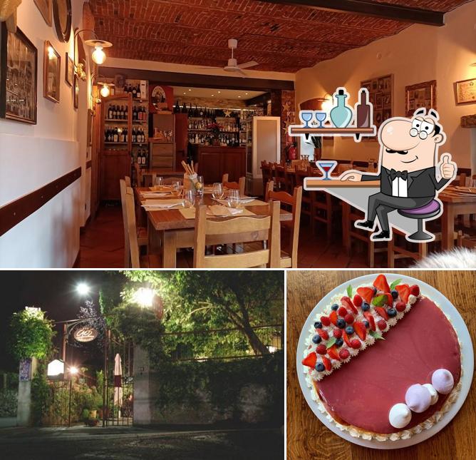 La interni e esterno del ristorante