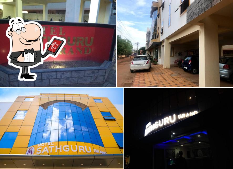 You can get some fresh air at the outside area of Hotel Sathguru Grand