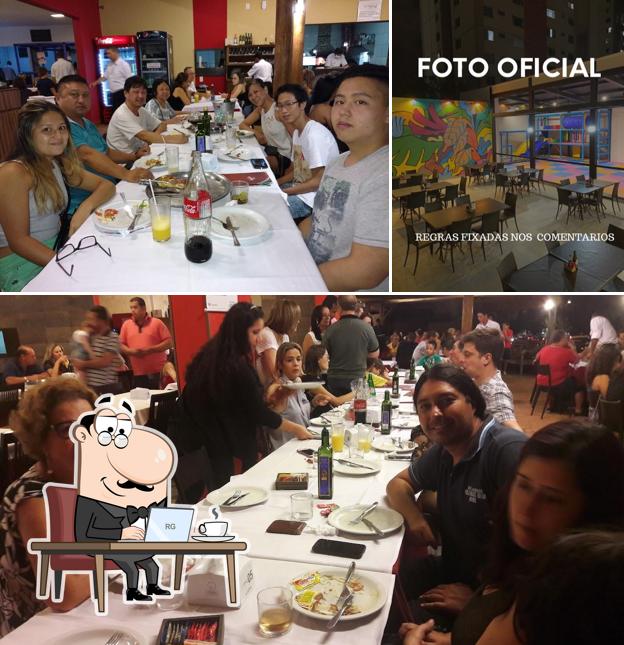 O interior do La Pizza