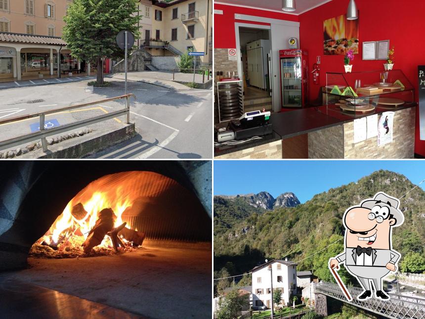 La esterno e interni del ristorante