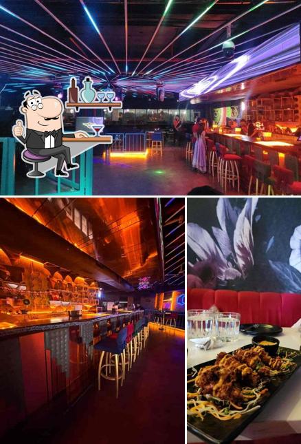 The interior of Big Boyz Lounge