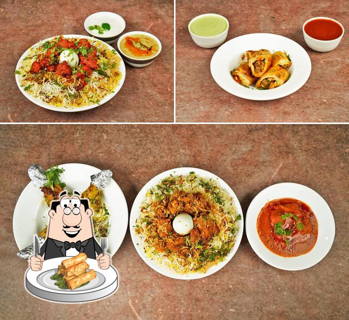 Spring rolls at HYDERABAD HOUSE RESTAURANT PUNJAGUTTA