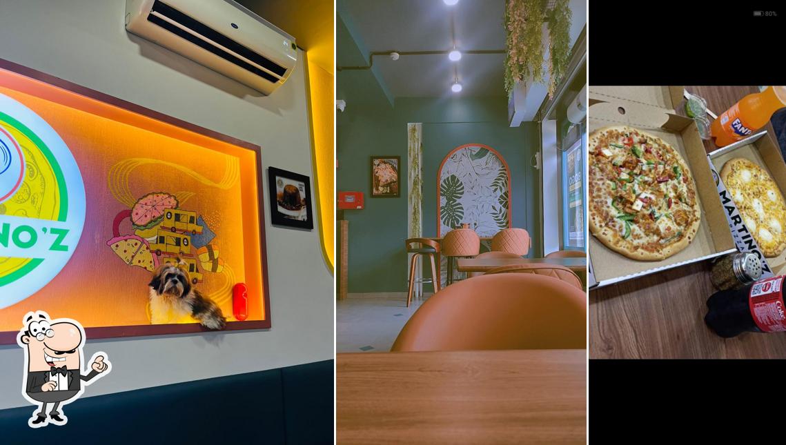 The interior of Martino'z Pizza Katargam