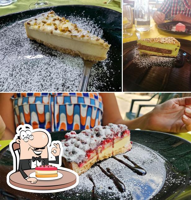 Cheesecake al Trattoria Pizzeria "da Vittorio"