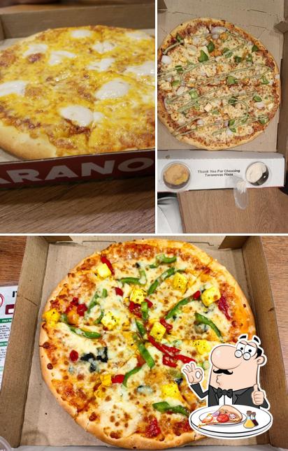 Get pizza at Taranovas Pizza