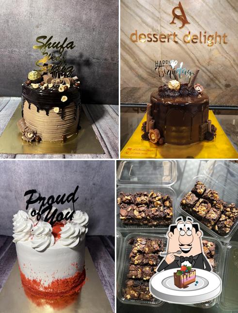 Chocolate cake at AS Dessert Delight