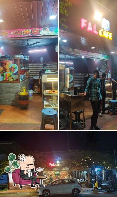 The interior of Fal cafe