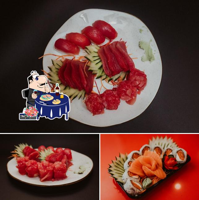 Sashimi em Feng Cheng Restaurante - Culinária Oriental