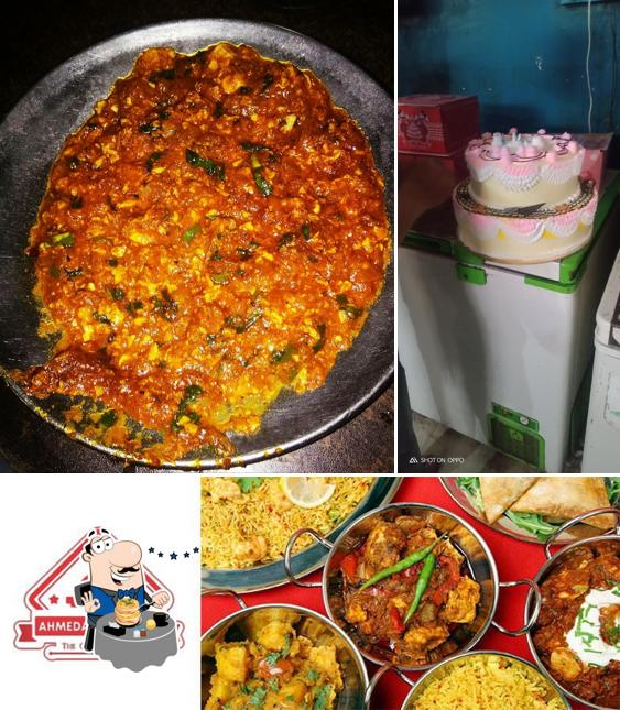 Food at Ahmedabadi Dhaba