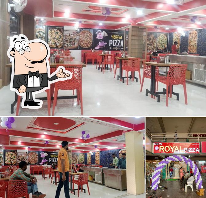 New Royal Pizza is distinguished by interior and food