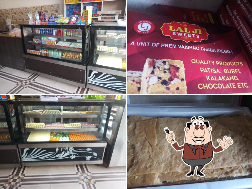 Food at Prem vaishno dhaba kud wale and sweets corner
