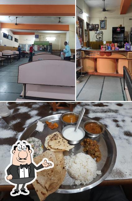 The picture of interior and food at Special Golden Tea