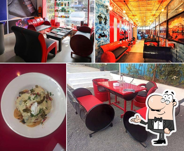 The interior of Roughtaar Rider's Cafe