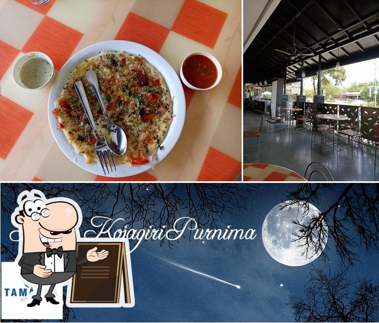 You can get some fresh air at the outside area of Tamanna Cafeteria