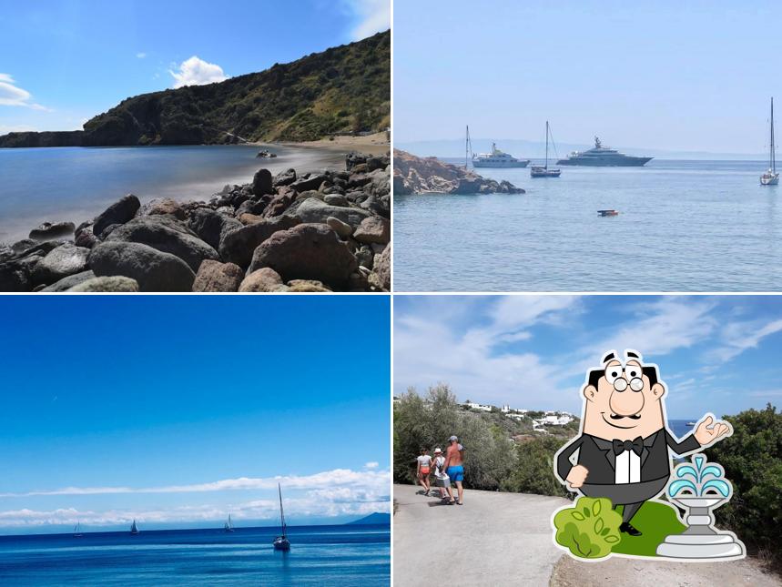 Curiosa tra gli esterni di Calabeach Panarea